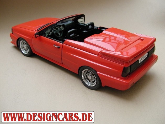 Audi Quattro coupe treser roadster 1/18 Sun Star